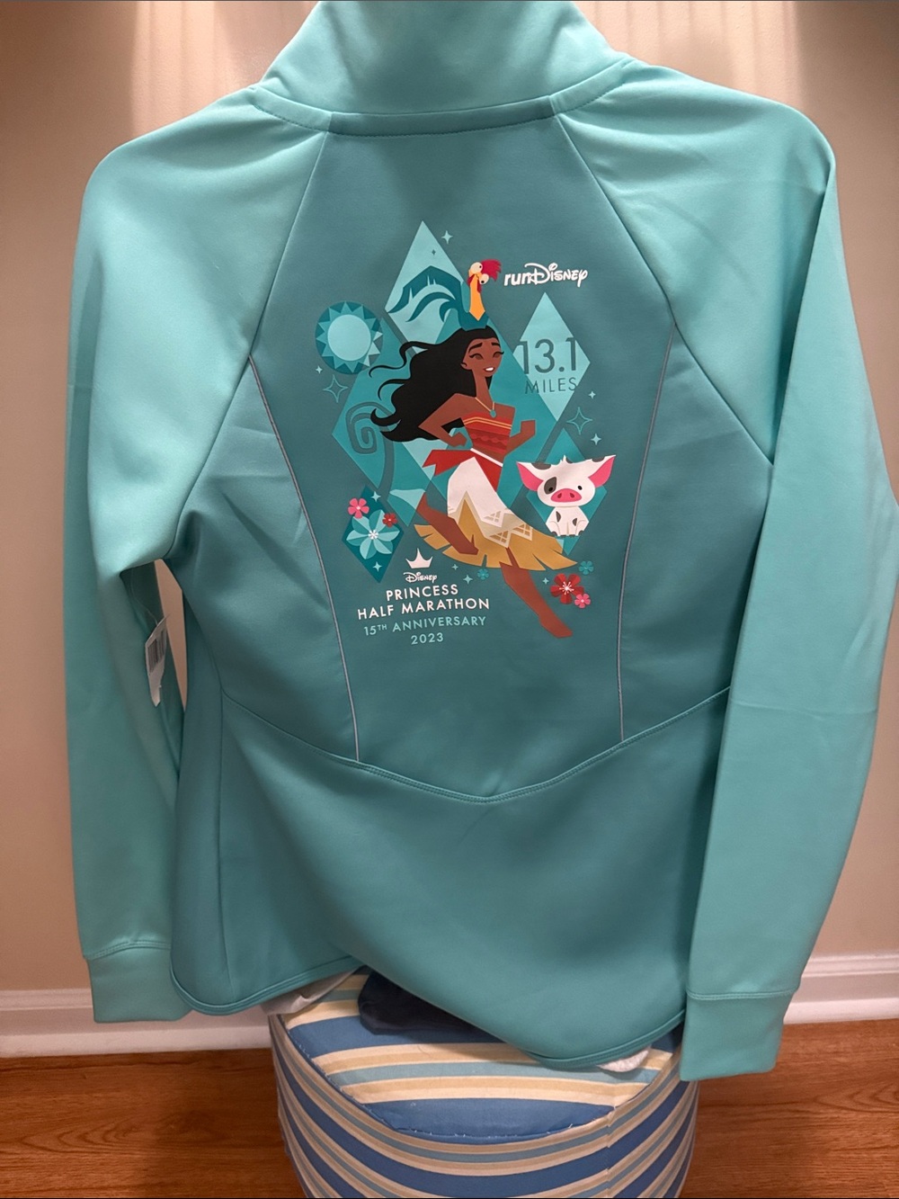 Run Disney half marathon Women's Teal Jacket